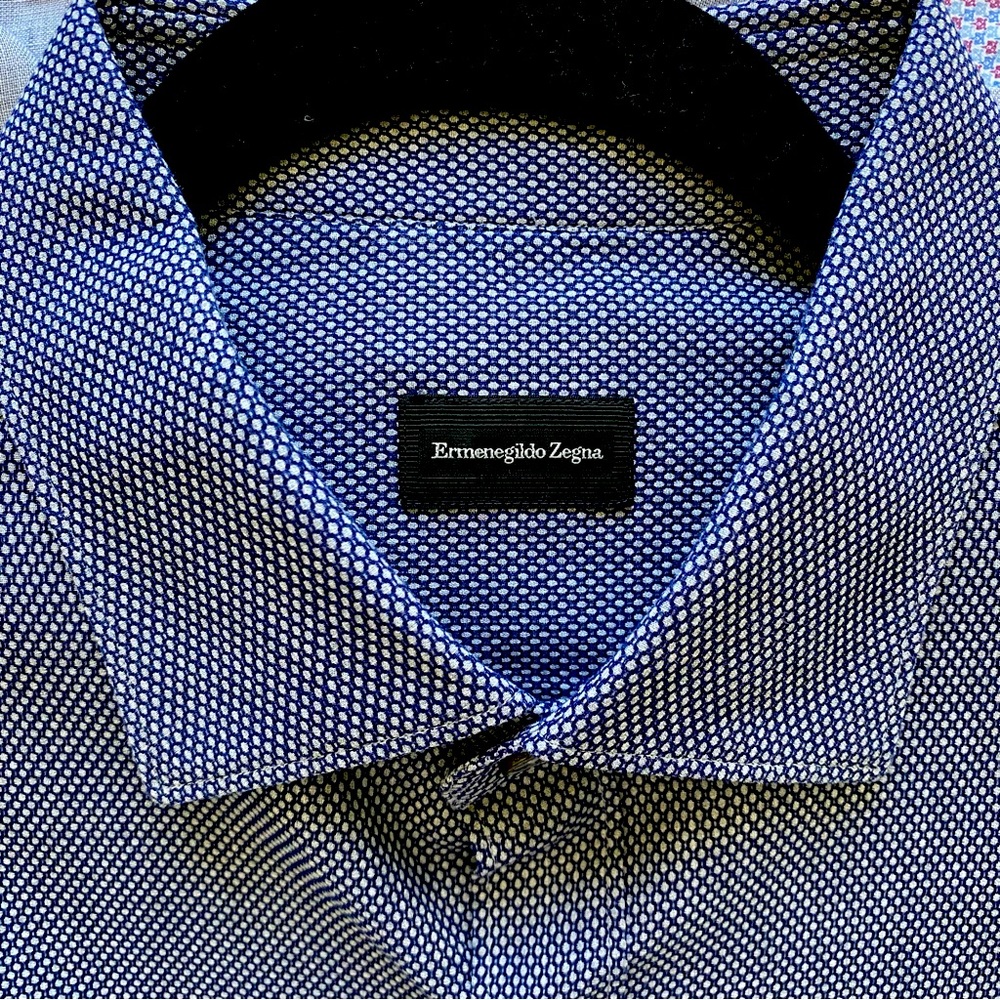 Ermenegildo Zenga Men’s Dress Shirt XL